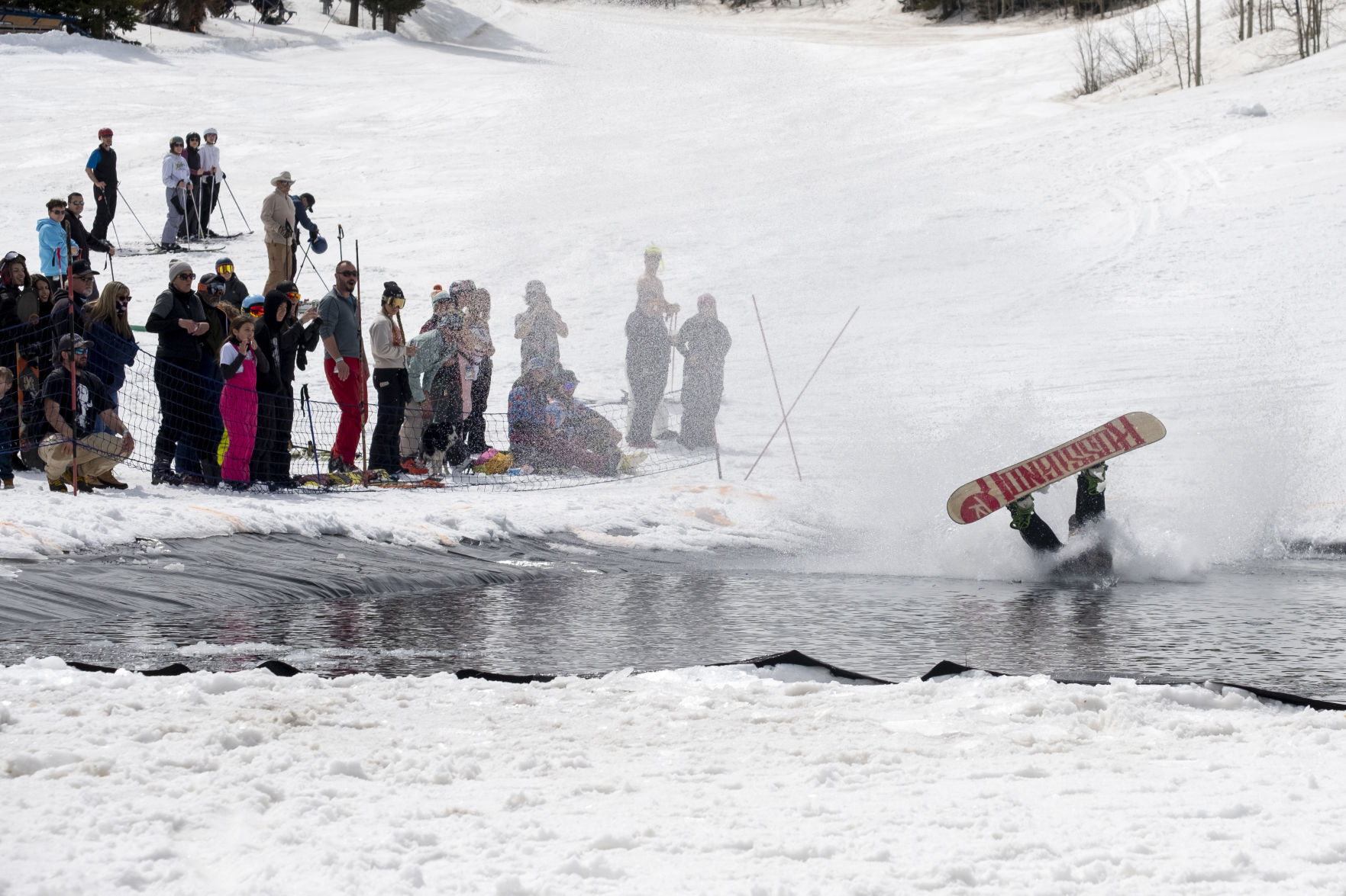Slush Cup Pond Skim at Pomerelle